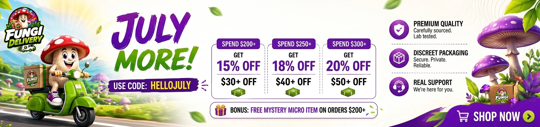 JULY SAVINGS EVENT, UNLOCK UP TO 22% OFF YOUR ORDER