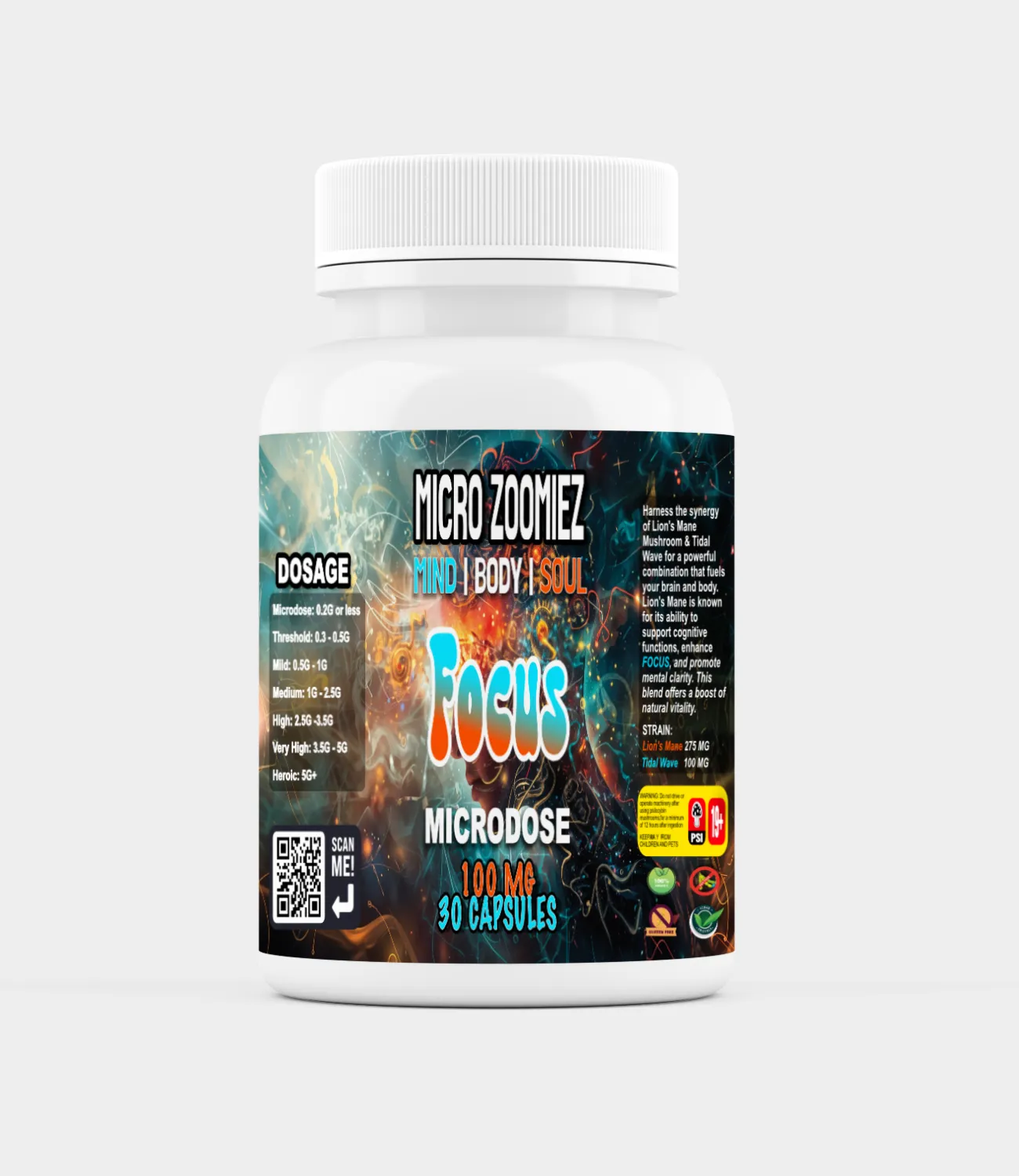 Focus Capsules (Tidal Wave / Lions Mane)