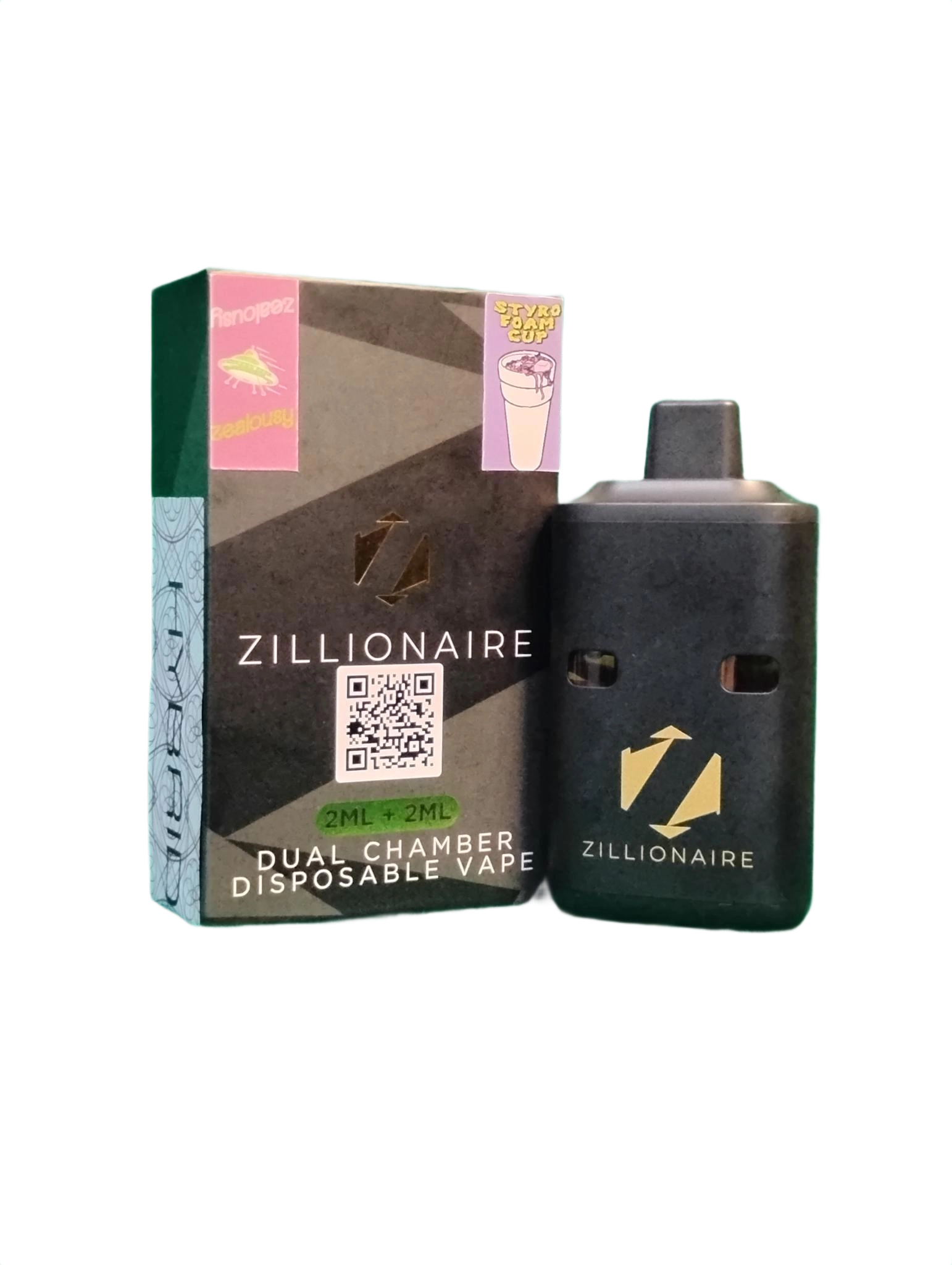 THC Vape - Zillionaire Dual Disposable 4g Hybrid
